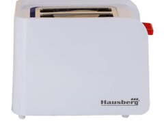 Prajitor de paine Hausberg HB-195RS, 750 W, 2 felii, functie decongelare, functie reincalzire, 6 tre